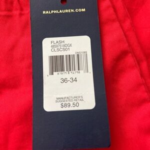 Ralph Lauren Vibrant Red Trousers